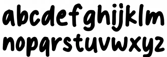 Craft Vintage Schriftart Kleinbuchstaben