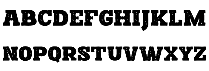 Crafter Pieces Font LOWERCASE
