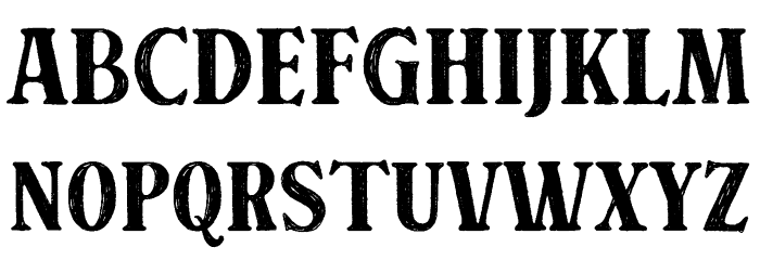 Crafter Signature Serif Regular Font UPPERCASE