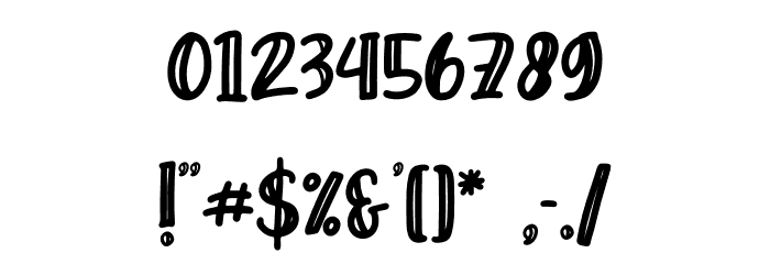 Crafter Font OTHER CHARS