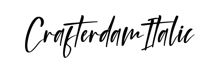 Crafterdam Italic  Descarca Fonturi Gratis