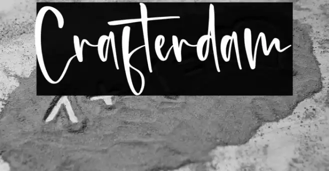Crafterdam Font examples
