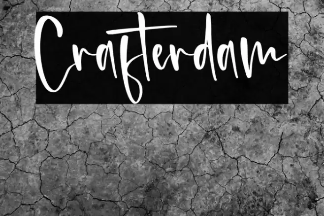 Crafterdam Font examples