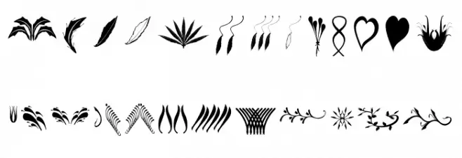 CraftersFlowers Font OTHER CHARS