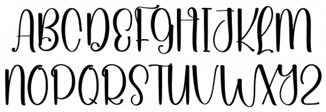 Crafting Schriftart Groß