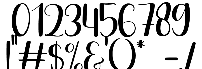 Craftinga Font OTHER CHARS