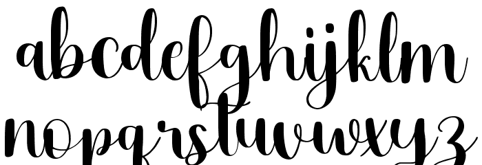 Craftinga Font LOWERCASE
