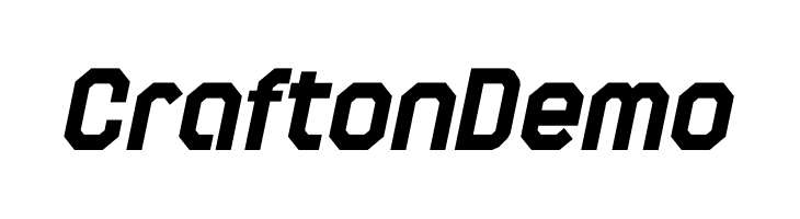 Crafton Demo  لخطوط تنزيل