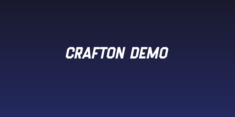 Crafton Demo Social Header