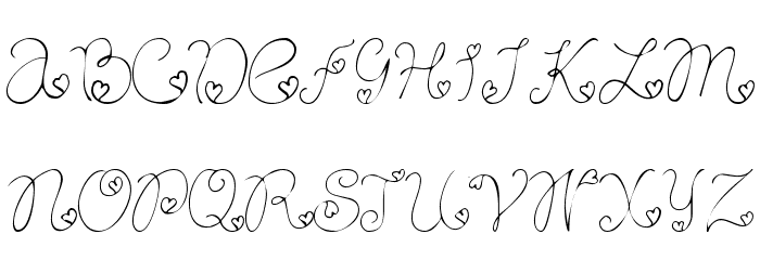 Craftopia Love Font LOWERCASE