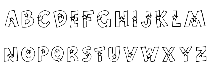Craftopia Stars Font LOWERCASE