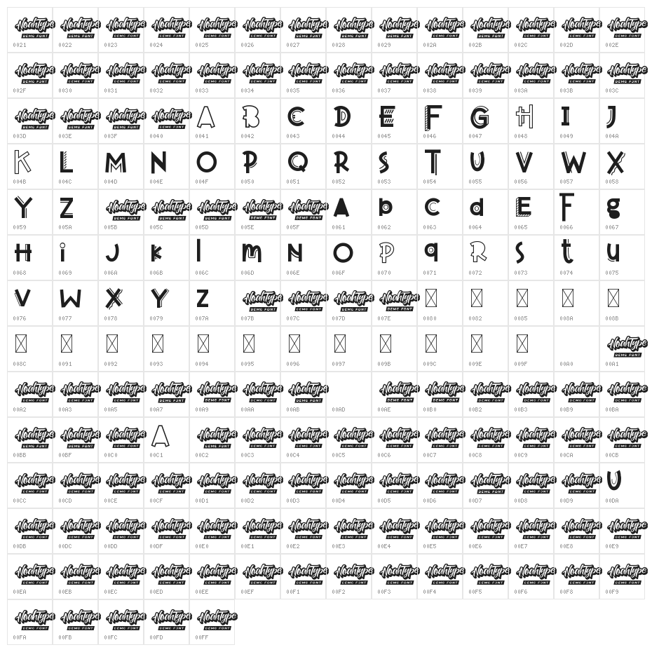 Crafts Story Demo Character Map
