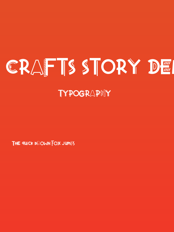 Crafts Story Demo Poster