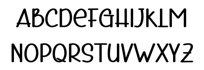 Crafts Font LOWERCASE