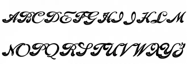 Craftsman PERSONAL USE Italic 字体 大写