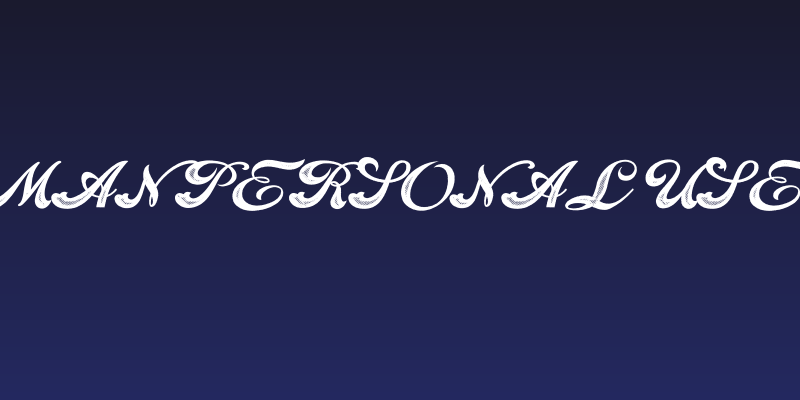 Craftsman PERSONAL USE Italic Social Header