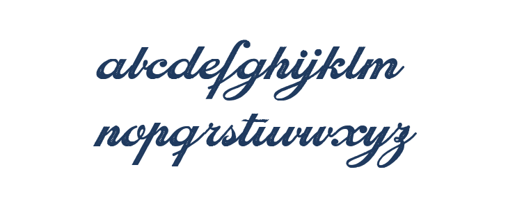 Craftsman PERSONAL USE Italic Lowercase