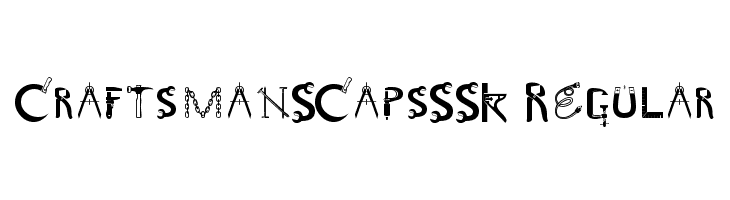 CraftsmanSCapsSSK Regular  Frei Schriftart Herunterladen