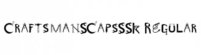 CraftsmanSCapsSSK Regular  Frei Schriftart Herunterladen