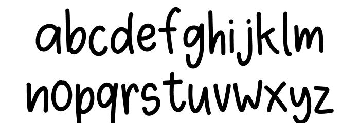 Craftsy Regular Schriftart Kleinbuchstaben