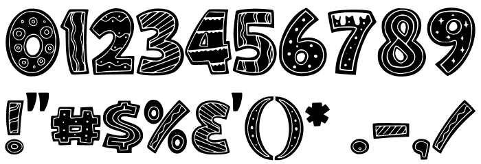 Crafty Christmas Regular Font OTHER CHARS