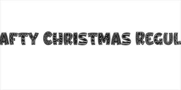 Crafty Christmas Regular Logo
