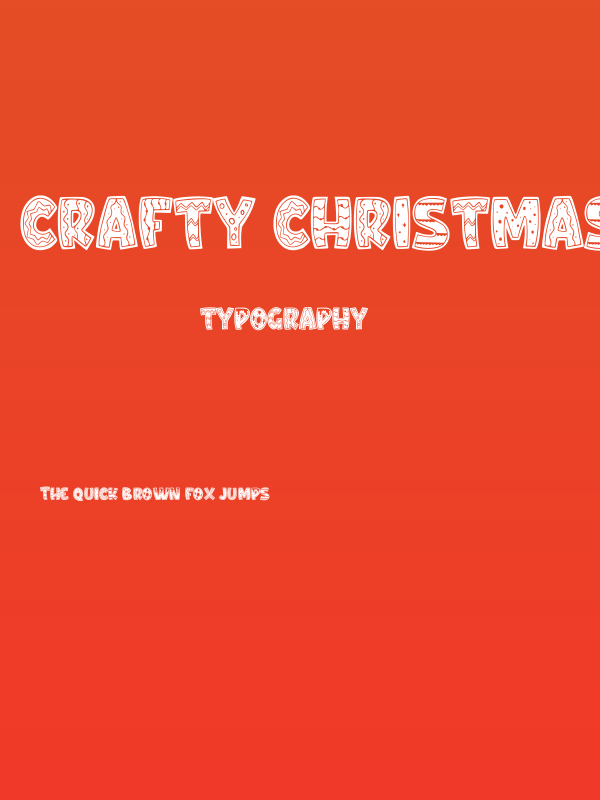 Crafty Christmas Regular Poster