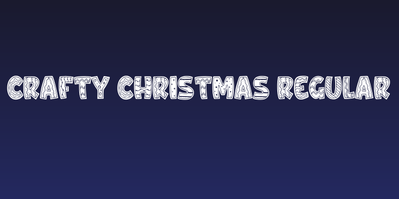Crafty Christmas Regular Social Header