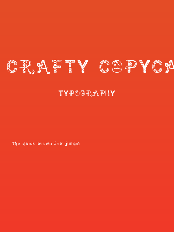 Crafty Copycat Poster