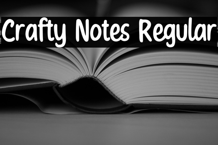 Crafty Notes Regular Example 2