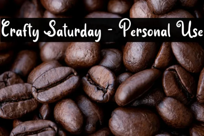 Crafty Saturday - Personal Use Example 2