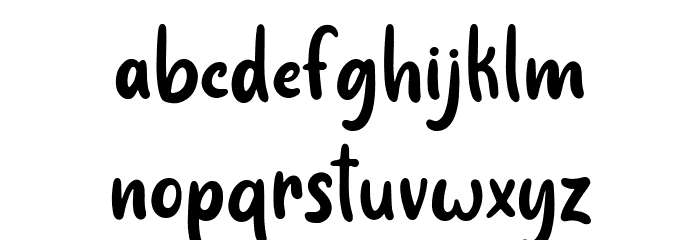 Crafty Saturday - Personal Use Font LOWERCASE