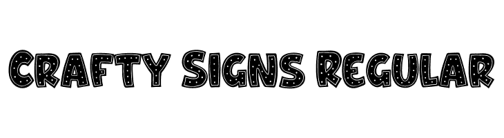 Crafty Signs Regular  नि: शुल्क फ़ॉन्ट्स डाउनलोड