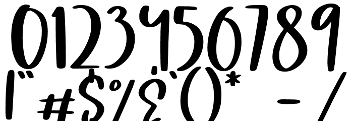 CraftyBeach Font OTHER CHARS