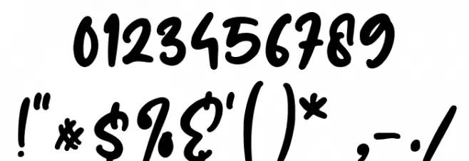 Craftypreneur Font OTHER CHARS