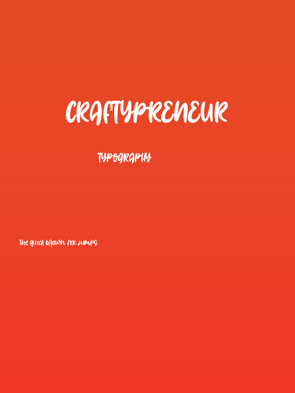 Craftypreneur Poster