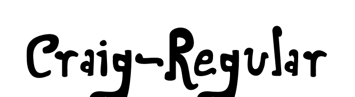 Craig-Regular Font