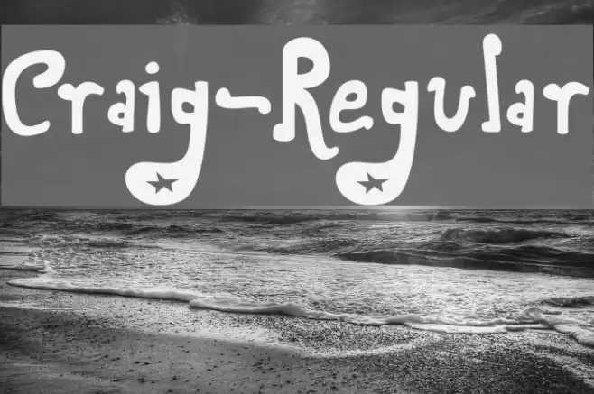 Craig-Regular Font examples