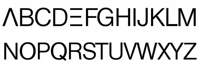Craiges Vengeance 2003 Font フォント 大文字