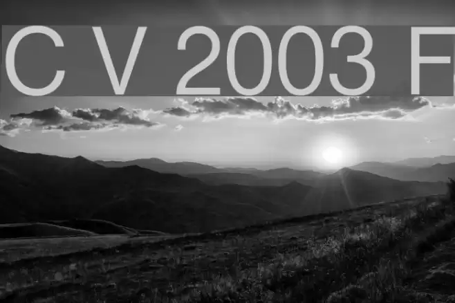 Craiges Vengeance 2003 Font Font examples