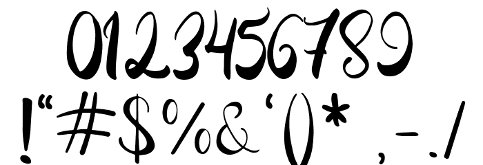 Crailova Regular Font OTHER CHARS