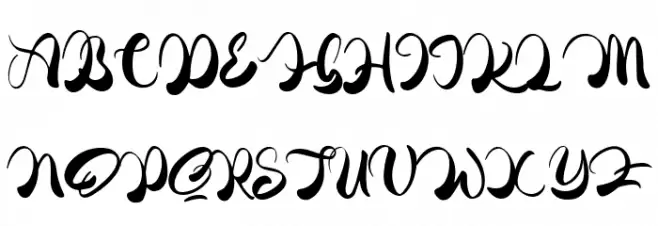 Crailova Regular 字体 大写
