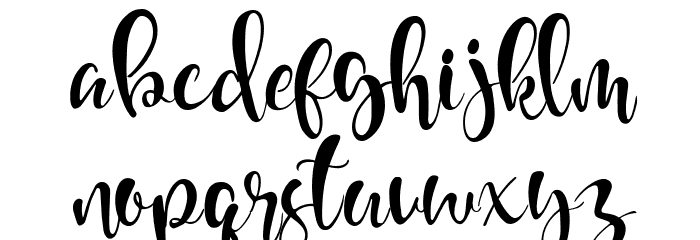 Crailova Regular Font LOWERCASE