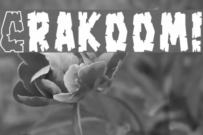 Crakoom! Fuentes examples