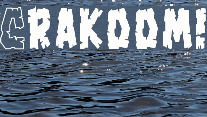 Crakoom! Font examples