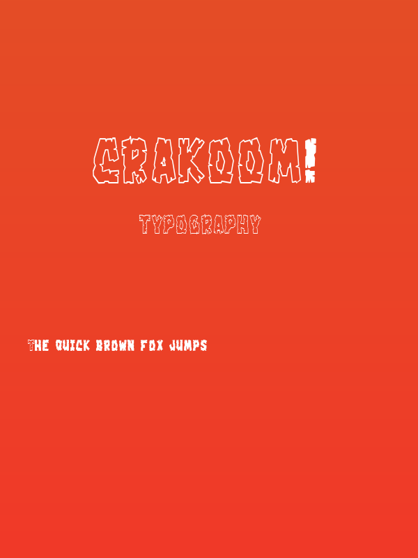 Crakoom! Poster