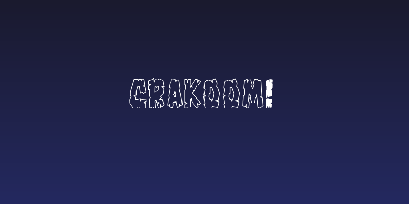 Crakoom! Social Header