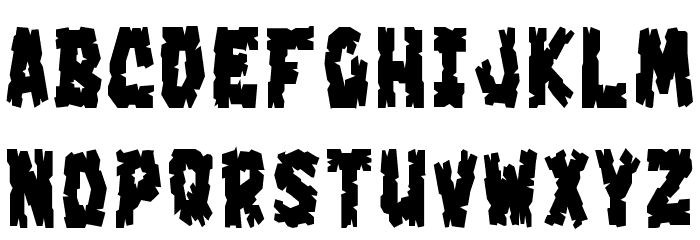 Crakoom! Font LOWERCASE