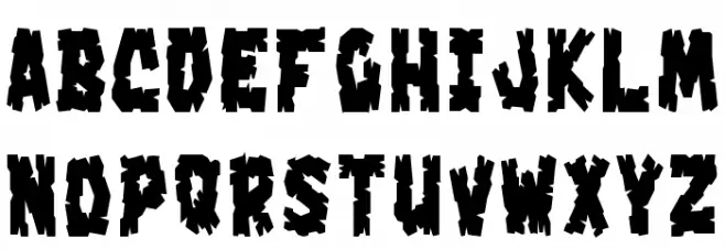 Crakoom! Font LOWERCASE