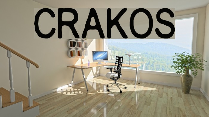 Crakos Font examples